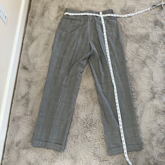 San Tropez Uomo Men's Suit 40L Gray Super 140s Merino Wool 2-Piece Classic Fit - Picture 11 of 16